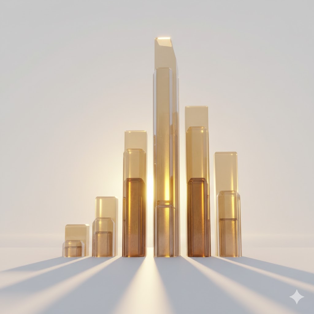 Rising stock chart with quantum computing theme Economic Flow Reference