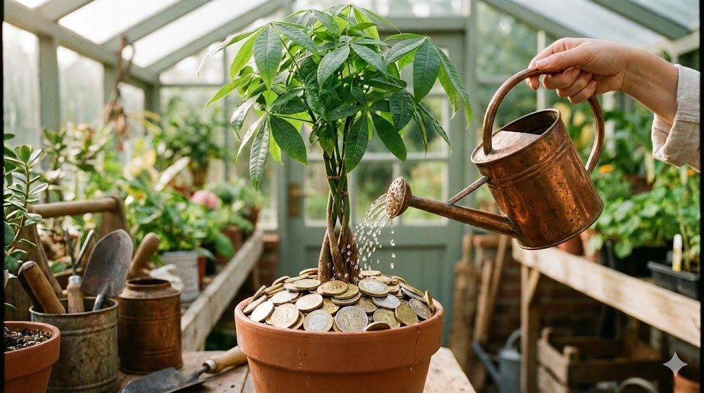 Money tree symbolizing long-term financial growth Trend Analysis Image